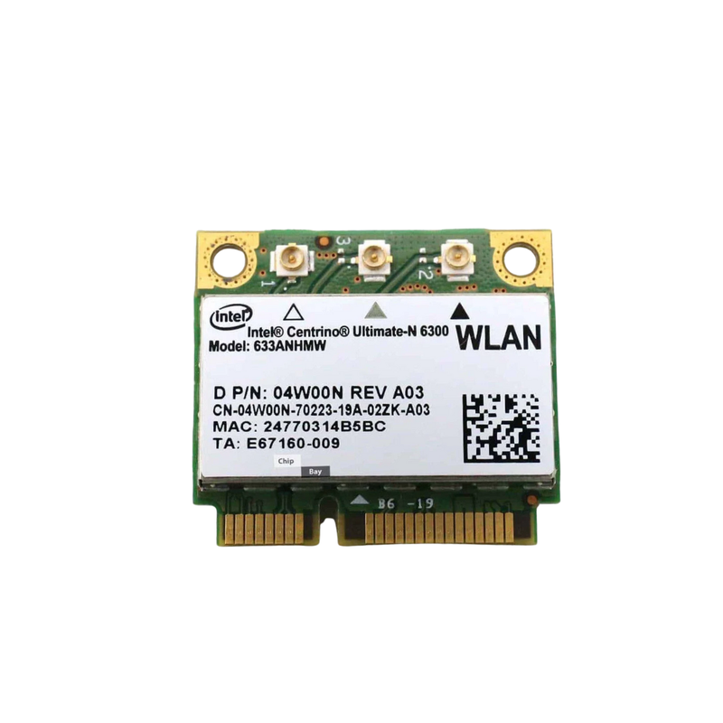 Dell Wi-Fi Card – 04W00N (Intel Centrino Ultimate-N 6300) (Second-Hand)