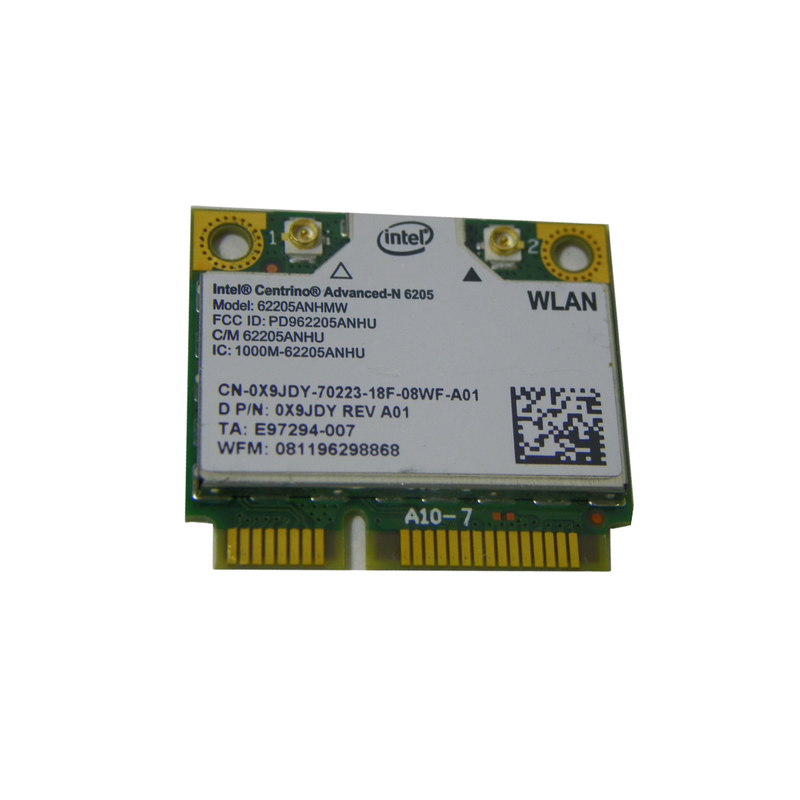 Dell Wi-Fi Card – 0X9JDY (Intel Centrino Advanced-N 6205) (Second-Hand)