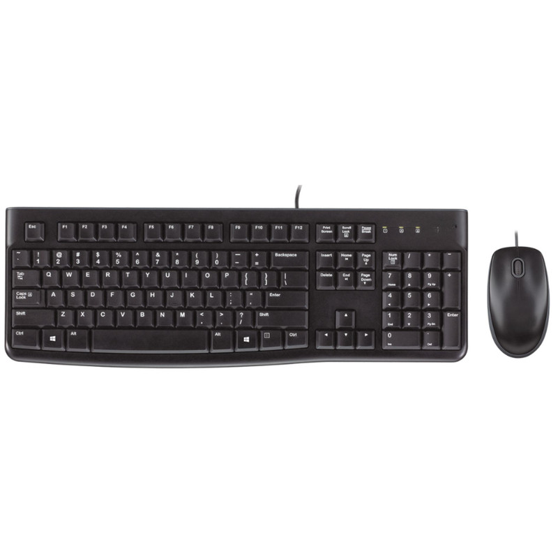USB Wired Keyboard & Mouse Combo (Refurbished)