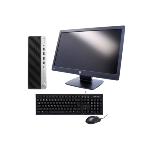HP ProDesk 600 G3 i7 6th Gen 4GB RAM 512GB SSD l HP 22" Monitor l Wired K&M