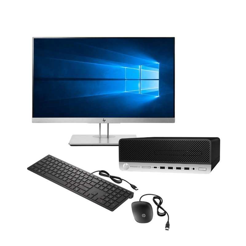 HP ProDesk 600 G3 i7 6th Gen 8GB RAM 512GB SSD l HP 22" Monitor l Wired K&M - Image 2