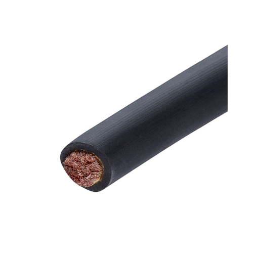 1m x 25mm² Black Welding Cable (Second-Hand)