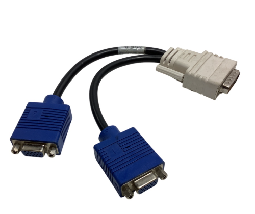 DMS-59 to Dual VGA Y-Splitter Cable (Second-Hand)