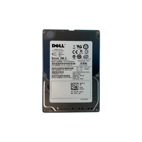 Dell 146GB 2.5” SAS HDD 9FJ066-150 (Second-Hand) - FOR SERVERS ONLY