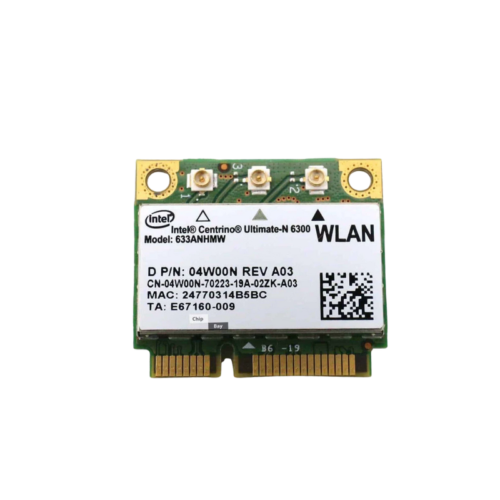 Dell Wi-Fi Card – 04W00N (Intel Centrino Ultimate-N 6300) (Second-Hand)