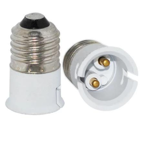 E27-B22 Lamp Holder Converter – Convert E27 Socket to B22 Socket Easily (Sealed, Unused)