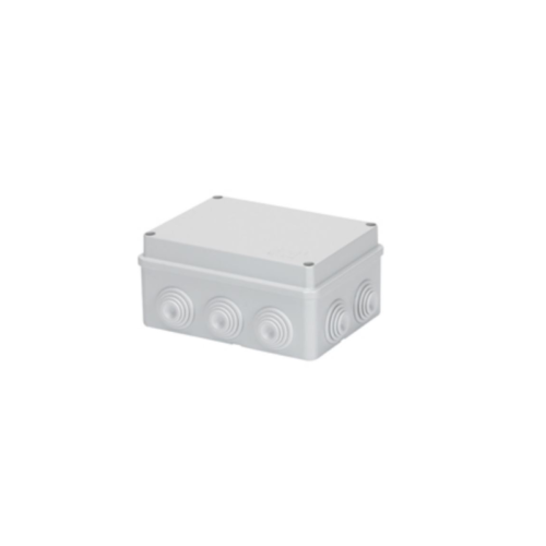 Enclosure Grey Lid C/W Stepped Glands (Sealed, Unused)