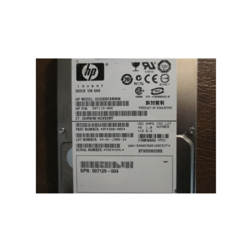 HP 300GB 2.5” SAS HDD 9FK066-085 (Second-Hand) - FOR SERVERS ONLY