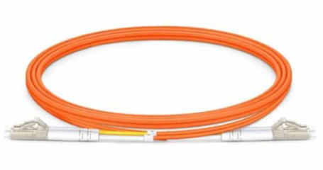 Maxxim LC-LC MM Duplex 3.0mm 2m Orange LSZH Fiber Optic Cable (Sealed, Unused)
